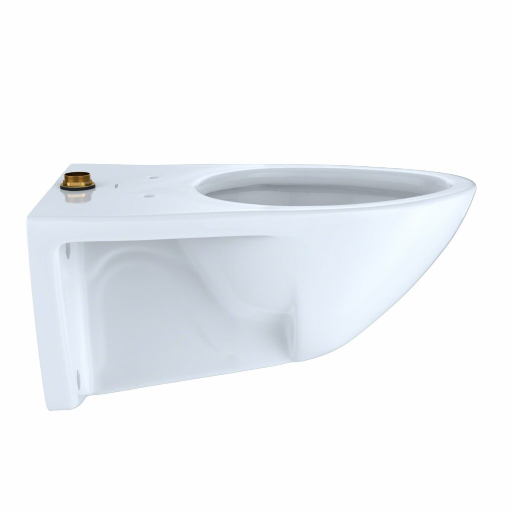 TOTO Commercial WallHung Elongated Toilet Bowl Only Less Seat Cotton PiKHome
