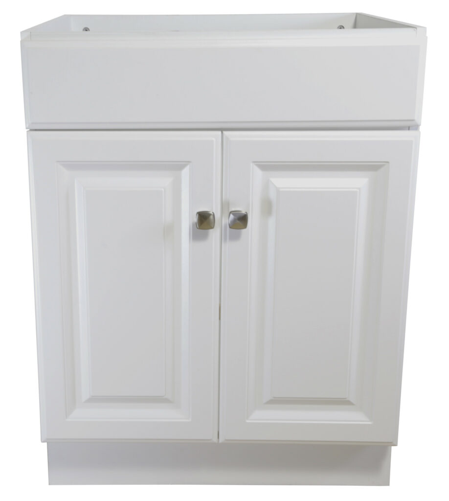 Design House Wyndham 24 Inch Unassembled 2Door Bathroom Vanity Without Top in White PiKHome
