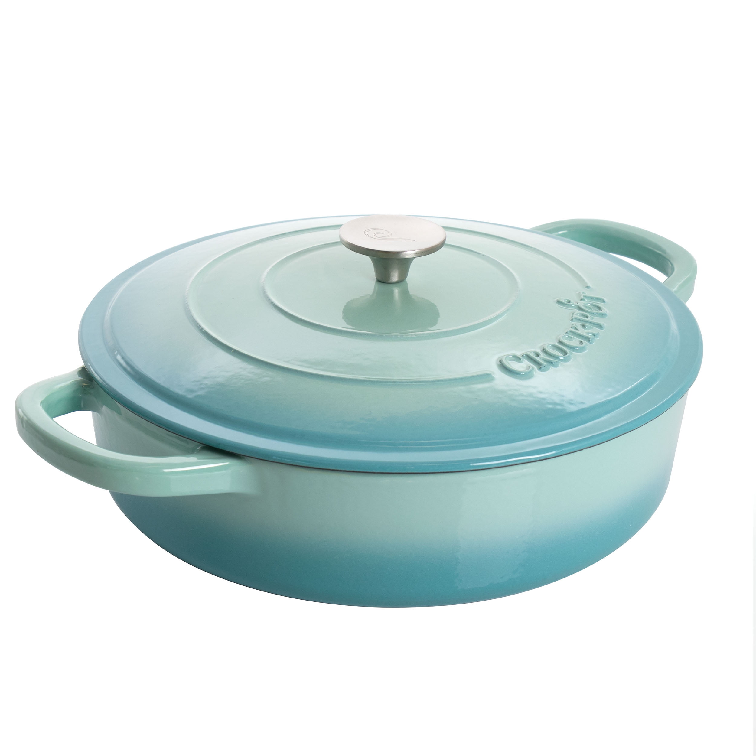 Crock-Pot-Artisan-5-Quart-Round-Enameled-Cast-Iron-Braiser-Pan-with-Self-Basting-Lid-in-Aqua-Blue_ebc992e3-6dd3-4f52-853f-20aa72d2f733.86314ea973aa95679a2f1b5cd326b809.jpeg