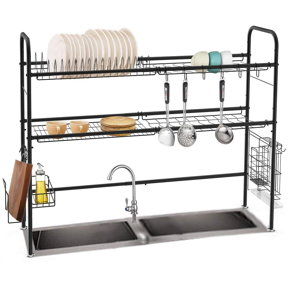 NEX-2-Tier-Adjustable-35-37-x-10-5-x-33-Dish-Rack-Black-Stainless-Steel_7f1bbbfd-e120-4219-94c1-872380c5e12a_1.6e9a87d8fa84b7ec45a72b1742035b40.jpeg