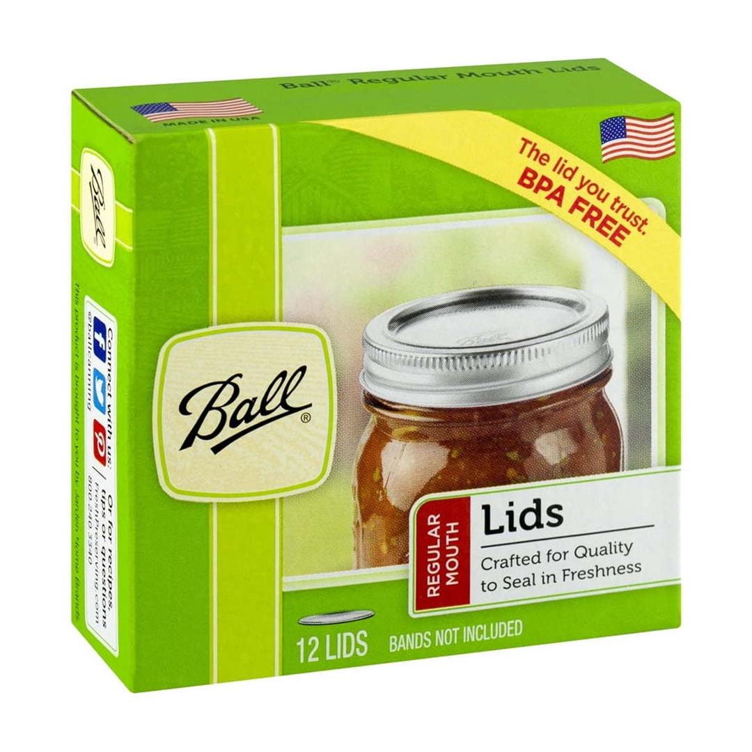 (12 pack) Ball 1440031050 1440032000 Canning Jar Lid, 2.4 oz Capacity, Steel, Silver Cap/Lid - pack of 12 - Image 8