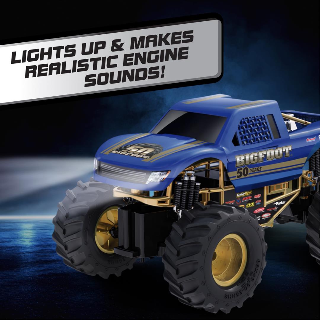 Adventure Force (1:10) 50th Anniversary Bigfoot Remote Control Monster Truck, WR5-10M51U-BL - Image 4