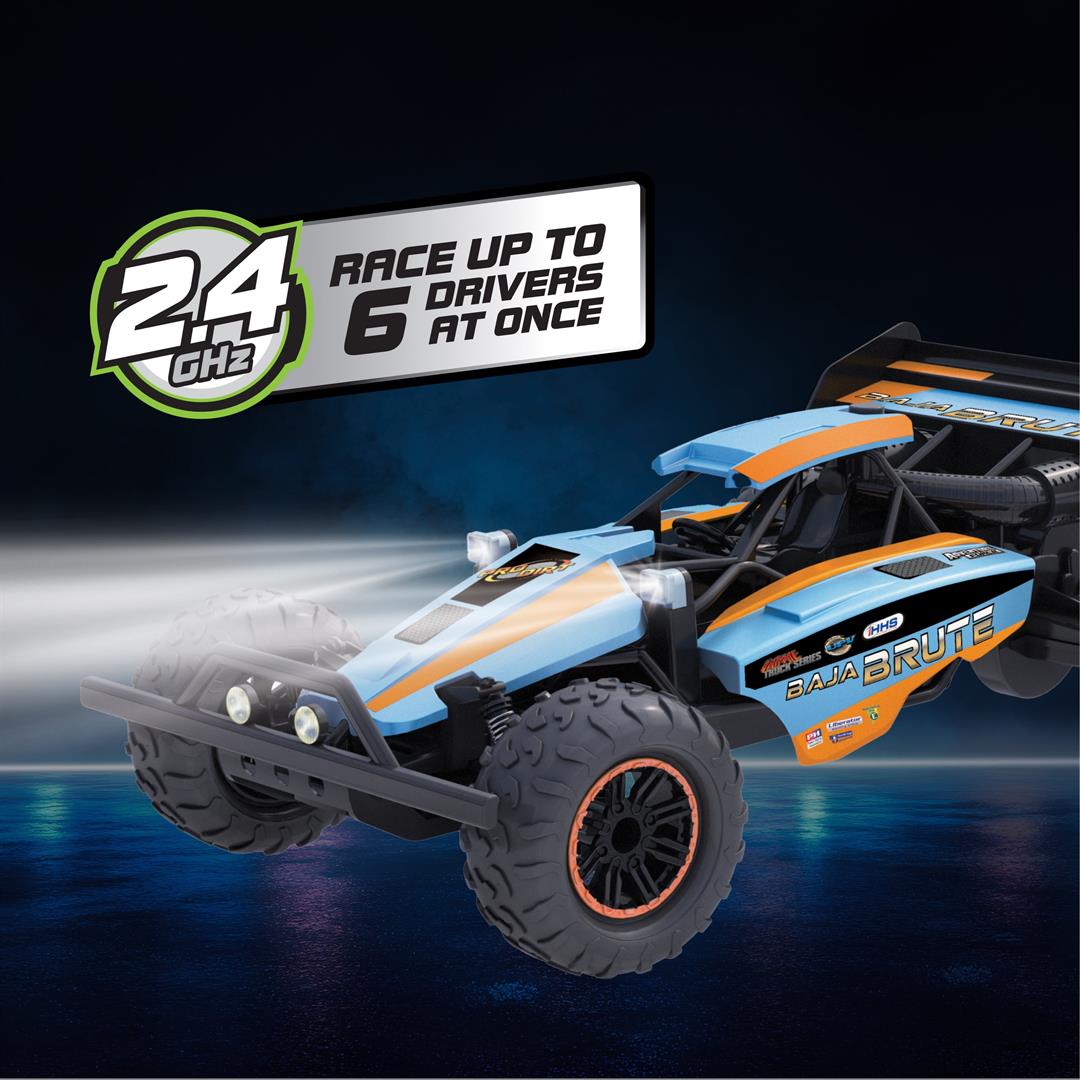 Adventure Force (1:8) Baja Brute Remote Control Ice Blue Buggy, WR5-88G21U-BL - Image 2