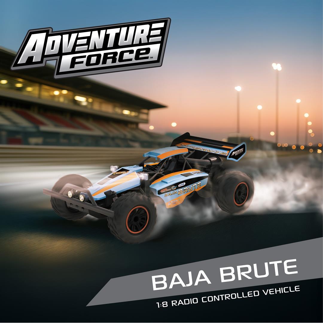 Adventure Force (1:8) Baja Brute Remote Control Ice Blue Buggy, WR5-88G21U-BL - Image 3