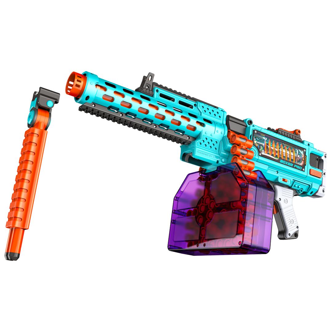 Adventure Force Tactical Strike Boxer Pro Ultimate Pro Flywheel Full-Auto Motorized Belt Blaster, Shoots Up to 150 FT, 55-Piece Pro Blaster Set up to 6 Rounds per Second, 14+ - Image 4