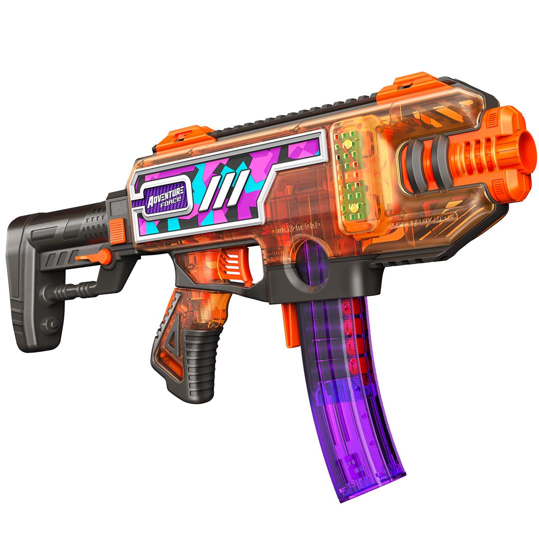 Adventure Force Tactical Strike Maxim Pro Flywheel Motorized Foam Dart Blaster with 15 Half-Length Pro Darts and Protective Eyewear, 14+ - Image 4