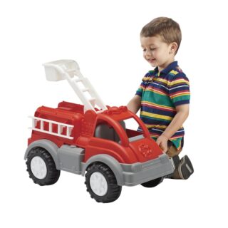 American Plastic Toys Gigantic Fire Truck Toy for Indoor & Outdoor Play, Ages 2+