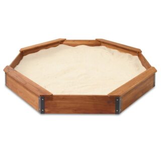 Badger Basket Octagon XL Wooden Sandbox with Liner and Cover
