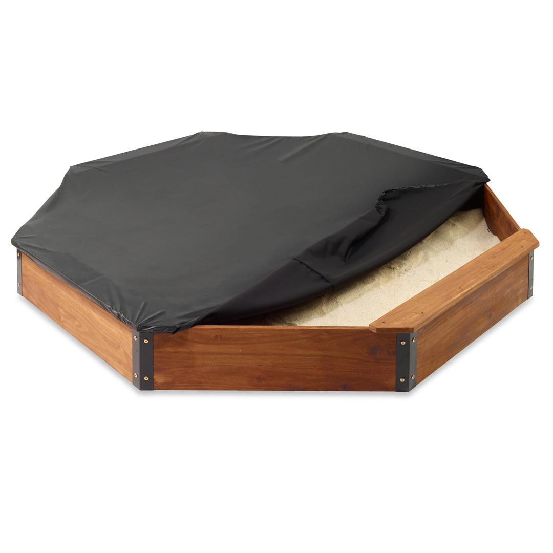Badger Basket Octagon XL Wooden Sandbox with Liner and Cover - Image 2