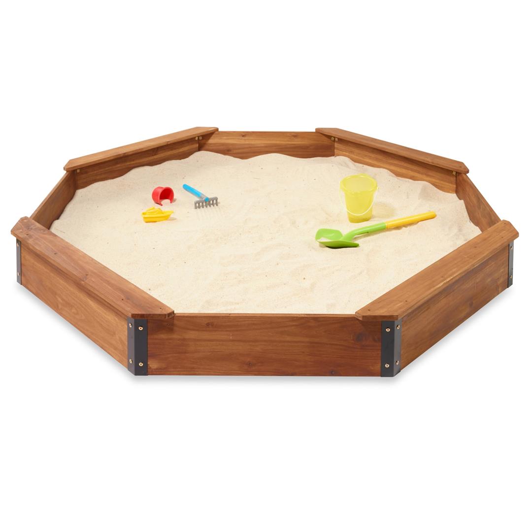 Badger Basket Octagon XL Wooden Sandbox with Liner and Cover - Image 7
