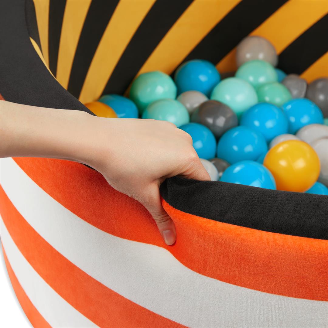 Battat Hop in Ball Pit Build City Foam Ball Pit with 65+ Balls and Washable Cover, Toddler and Indoor Preschool Toys - Image 3