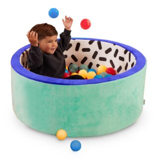 Battat Hop in Foam Ball Pit with 65+ Balls and Washable Cover, Toddler and Indoor Preschool Toys