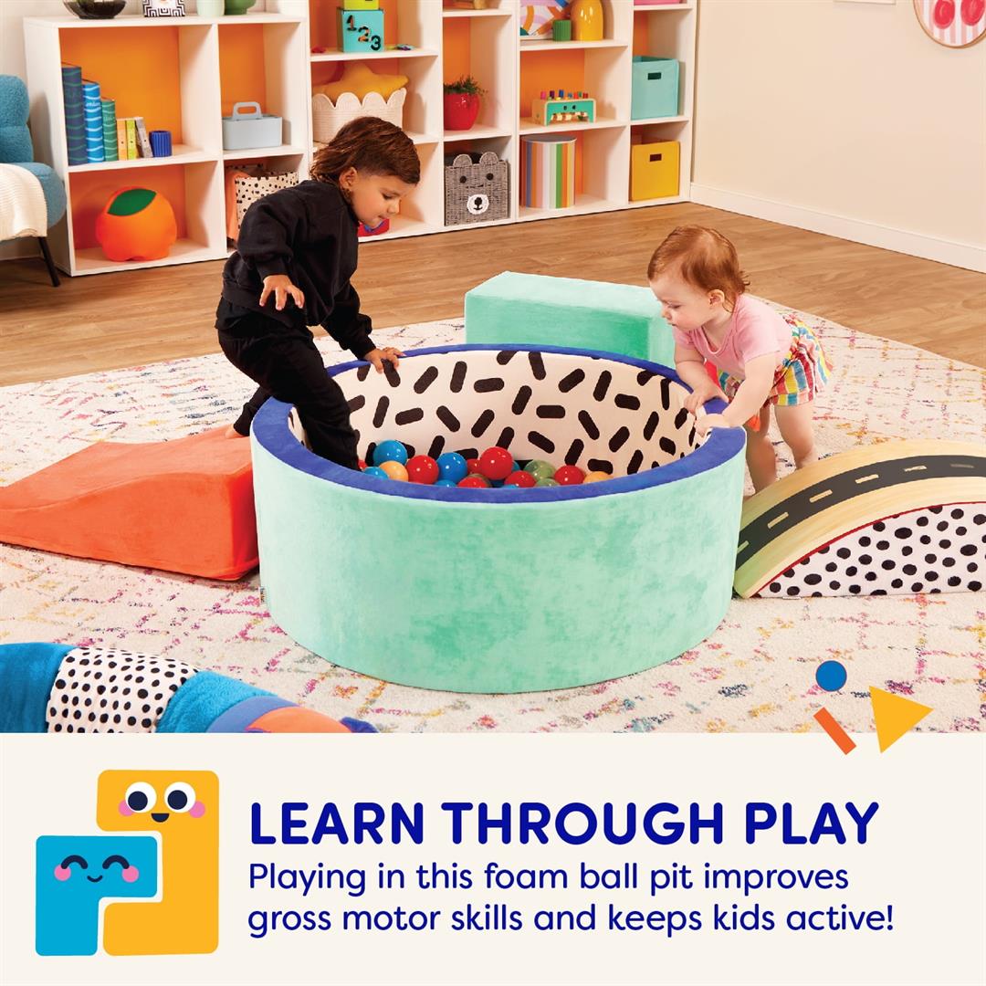 Battat Hop in Foam Ball Pit with 65+ Balls and Washable Cover, Toddler and Indoor Preschool Toys - Image 6