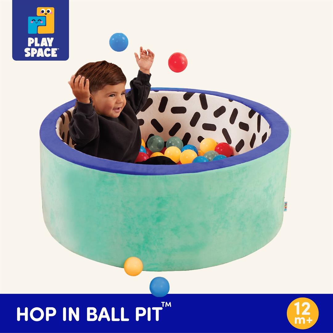Battat Hop in Foam Ball Pit with 65+ Balls and Washable Cover, Toddler and Indoor Preschool Toys - Image 7
