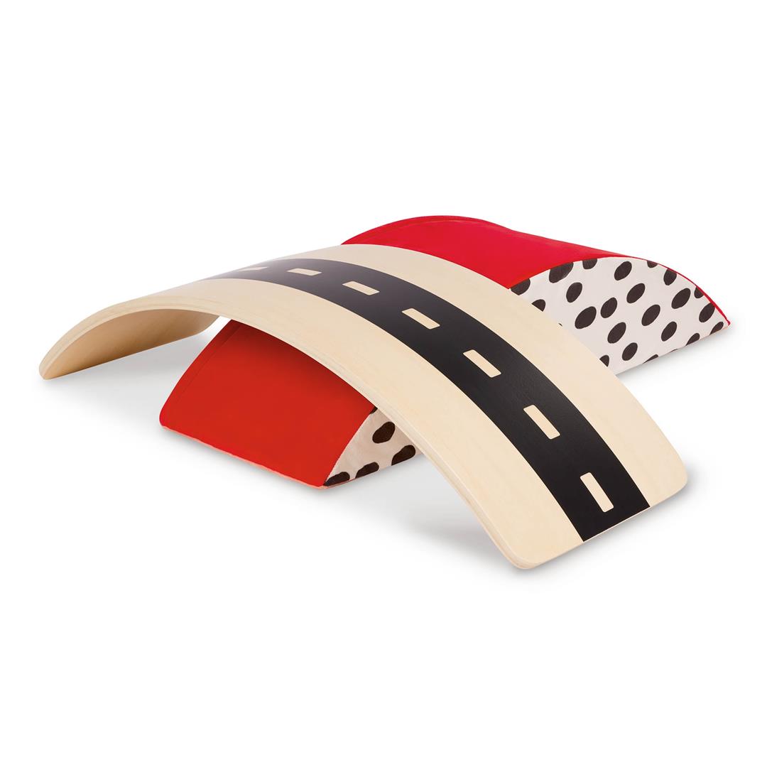 Battat Rock & Balance Wooden Board with Foam Semi-Circle New, Toddler and Preschool Toys - Image 2