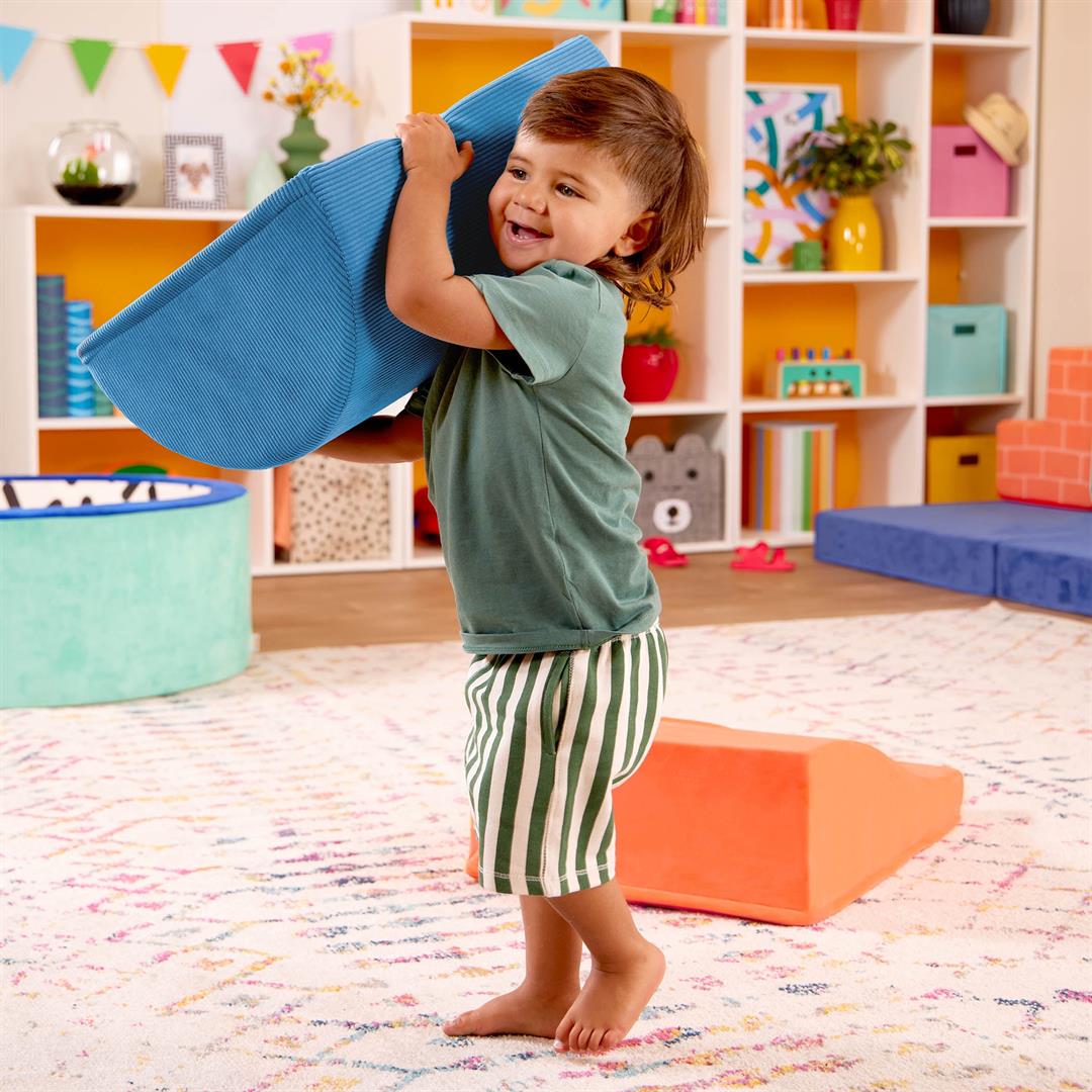 Battat Squishy Stack Rollers 3 Foam Multicolor Indoor Play Shapes, Toddler and Preschool Toys - Image 6