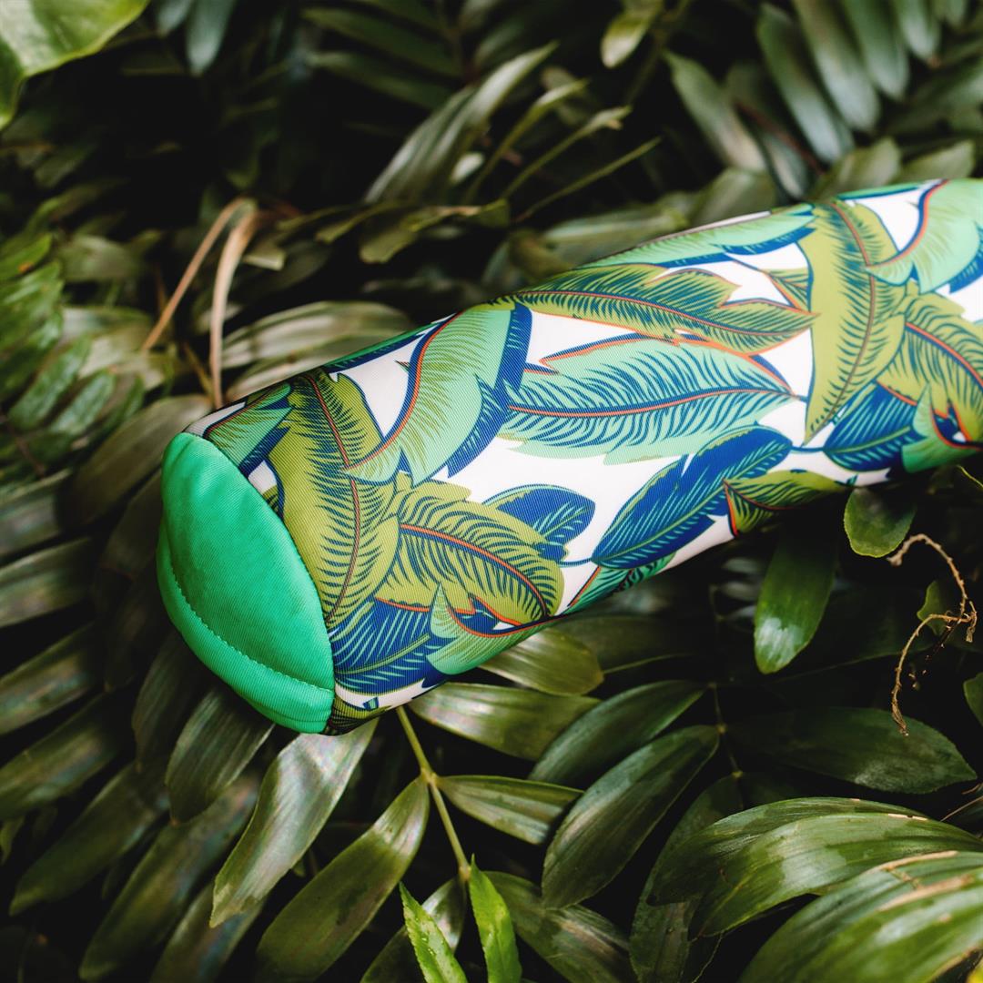 Big Joe Noodle 2 Pack No Inflation Needed Pool Floats, Tropical Palm Green Double Sided Mesh, Quick Draining Fabric, Jumbo 4 feet - Image 4