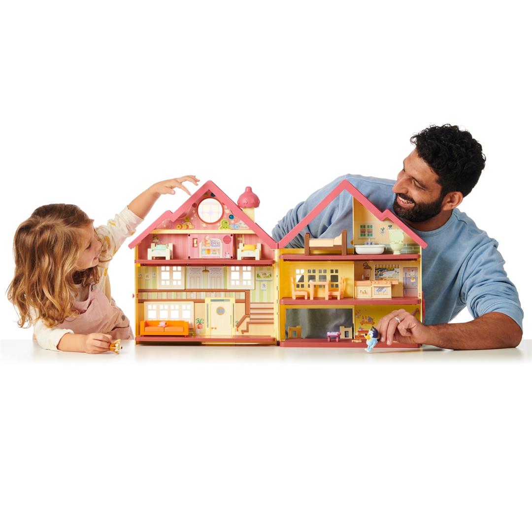 Bluey, Ultimate Lights and Sounds Playhouse, Includes Figures and Accessories, Toddler Toy - Image 12