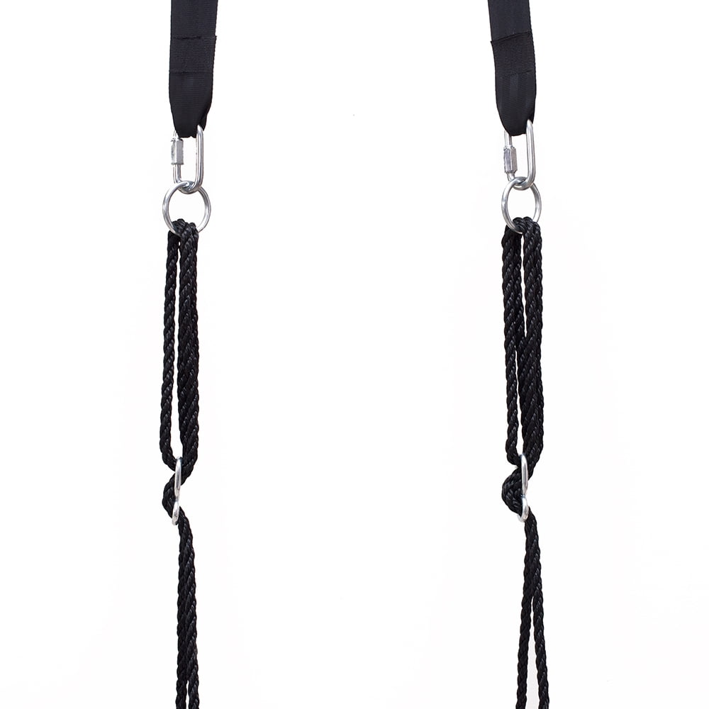 Clevr 40" Tree Net Web Saucer Round Swing, Adjustable 71" Height Rope, 600 lbs - Image 6