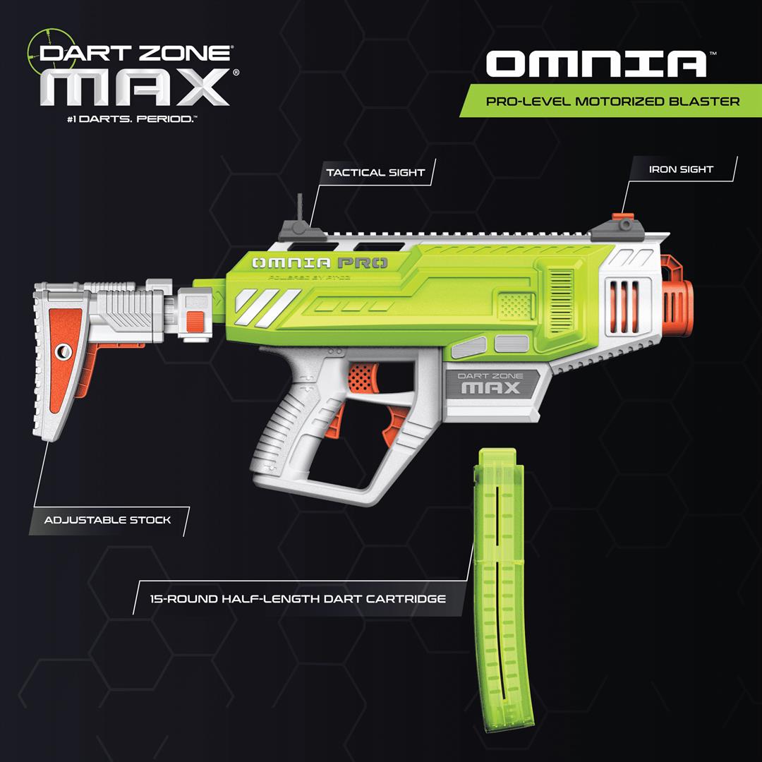 Dart Zone Max Omnia Pro Ultimate Battery Foam Dart Blaster Toy with 30 Darts - Gen 3 - Image 4