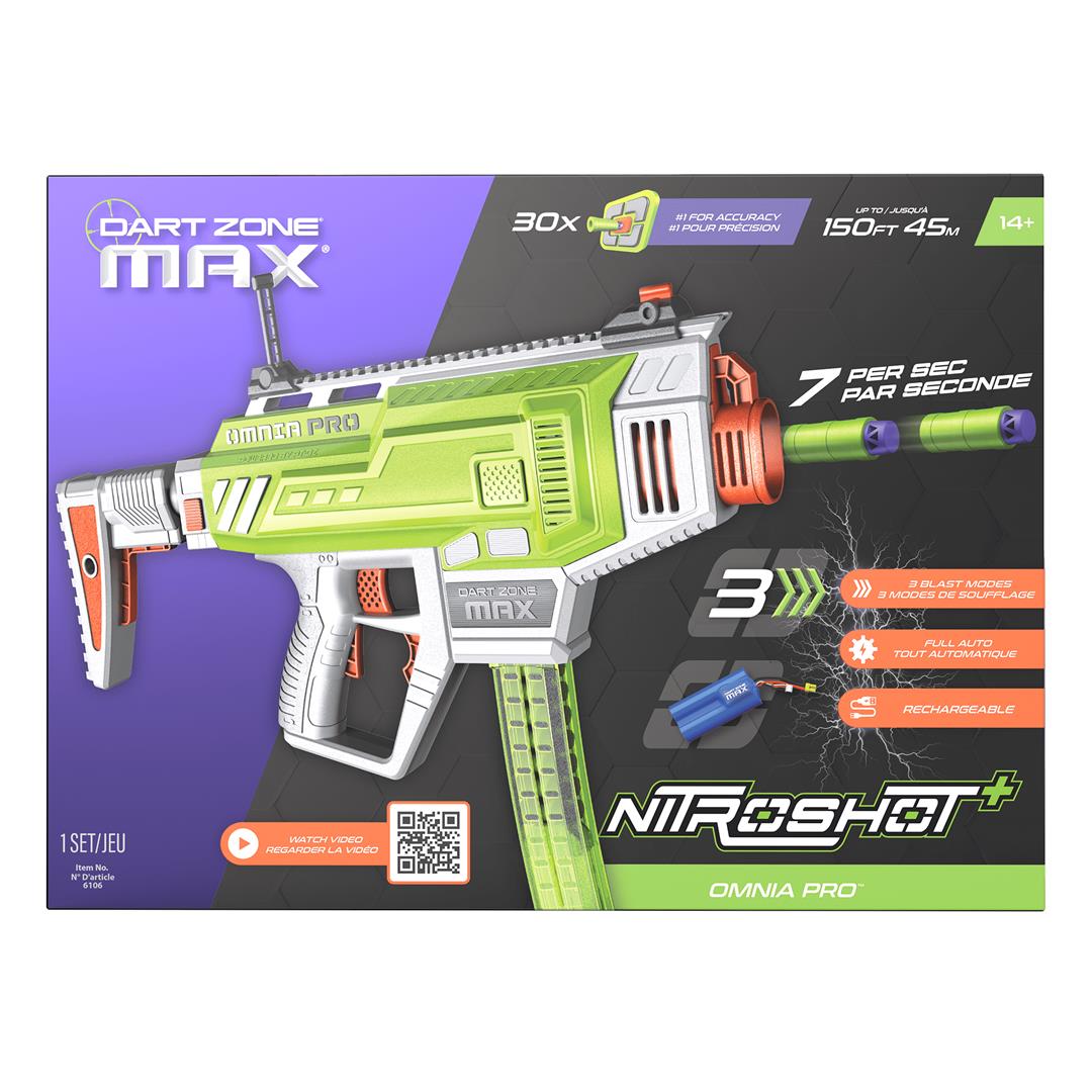 Dart Zone Max Omnia Pro Ultimate Battery Foam Dart Blaster Toy with 30 Darts - Gen 3 - Image 6