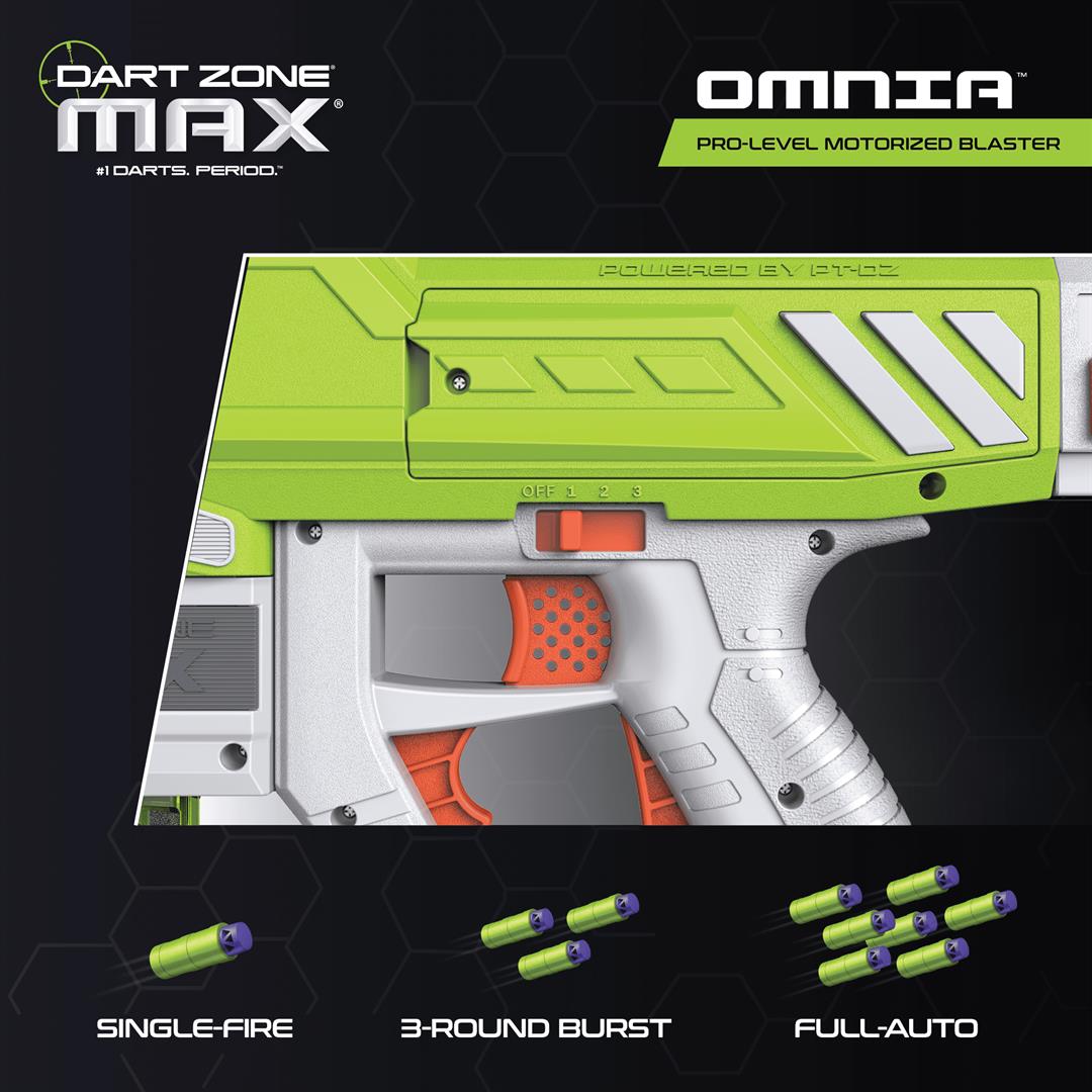 Dart Zone Max Omnia Pro Ultimate Battery Foam Dart Blaster Toy with 30 Darts - Gen 3 - Image 8
