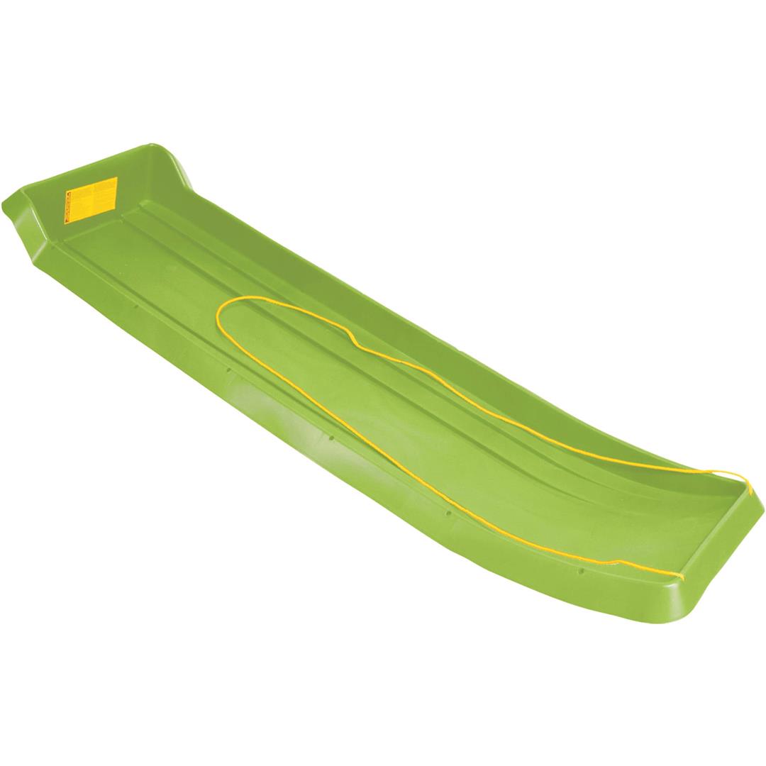 Emsco Group ESP 66 in. Neon Lime Toboggan Sled for Four Riders