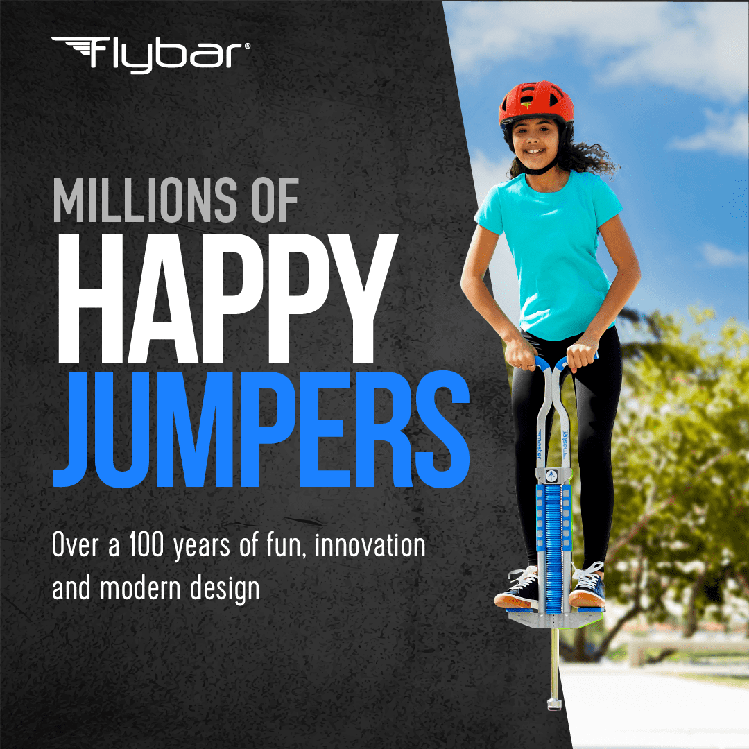 Flybar Master Pogo Stick for Kids, Outdoor Toys for Boys, Jumper Toys, Outside Toys for Kids, Ages 9+, 80 to 160 lbs. Blue - Image 4