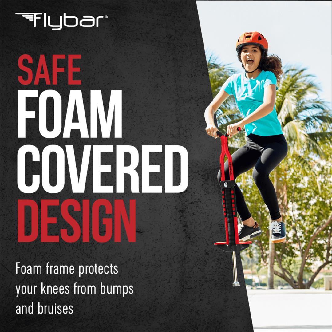 Flybar Master Pogo Stick for Kids, Outdoor Toys for Boys, Jumper Toys, Outside Toys for Kids, Ages 9+, 80 to 160 lbs. Red - Image 2