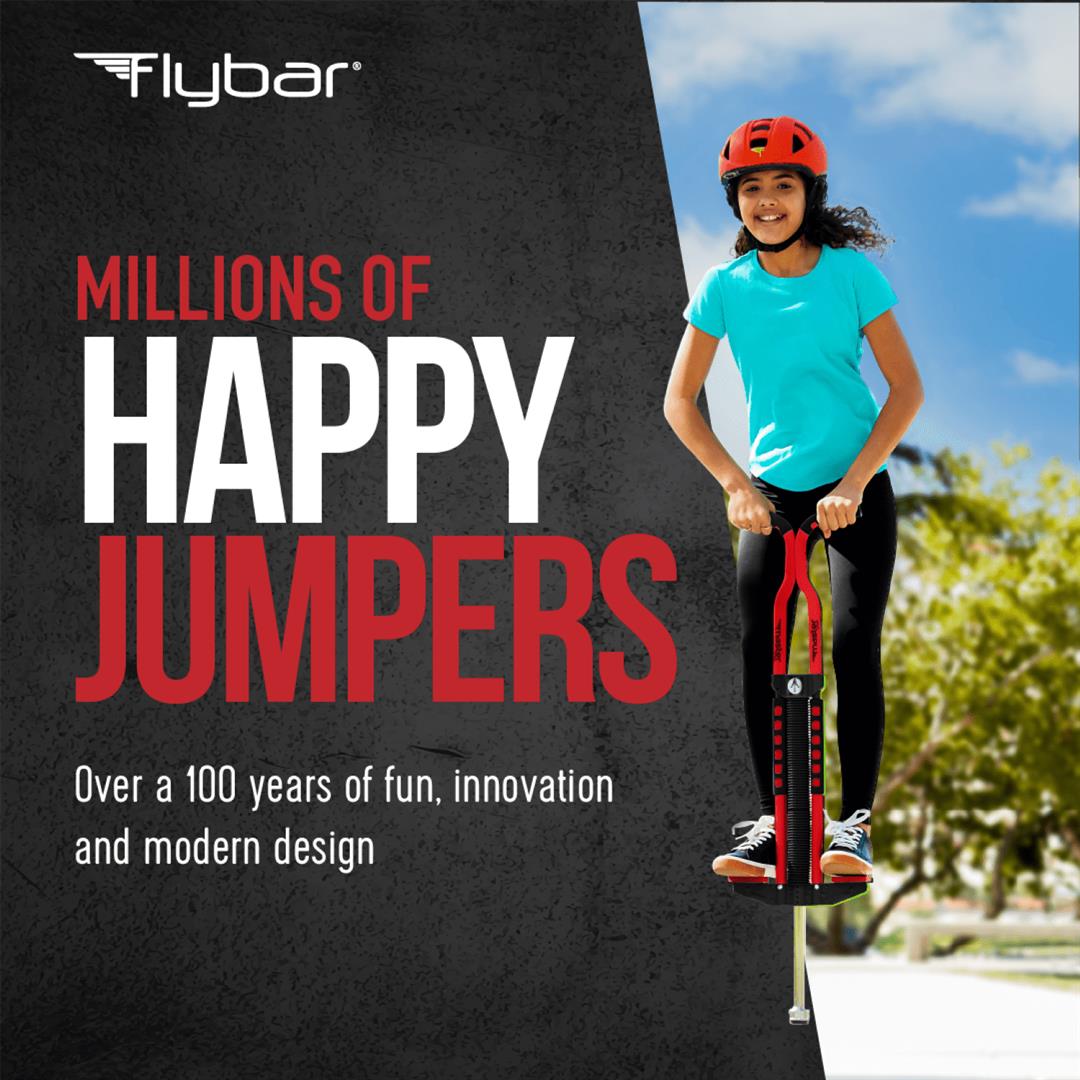 Flybar Master Pogo Stick for Kids, Outdoor Toys for Boys, Jumper Toys, Outside Toys for Kids, Ages 9+, 80 to 160 lbs. Red - Image 4