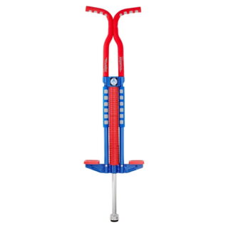 Flybar Master Pogo Stick for Kids, Outdoor Toys for Boys, Jumper Toys, Outside Toys for Kids, Ages 9+, 80 to 160 lbs, Red/White/Blue