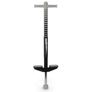 Flybar Maverick 2.0 Foam Pogo Stick for Kids Ages 5+, 40 to 80 lbs, Outdoor Kids Toys, Black/Silver