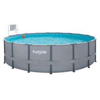 Funsicle BasketballPool Game Set, with Hoop Backboard & Rim, for Frame Swimming Pools, Adults, Unisex