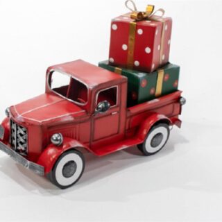 Gardman G48MR182144 Good Tidings Red Grn Metal Truck Yard A