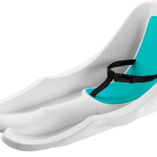 Gizmo Riders Baby Rider Ice-Blue Pull Snow Sled for Toddlers, 55 lbs, Ages 6 Months +