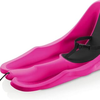 Gizmo Riders Baby Rider Monster Pink Pull Snow Sled for Toddlers, 55 lbs , Ages 6 Months+