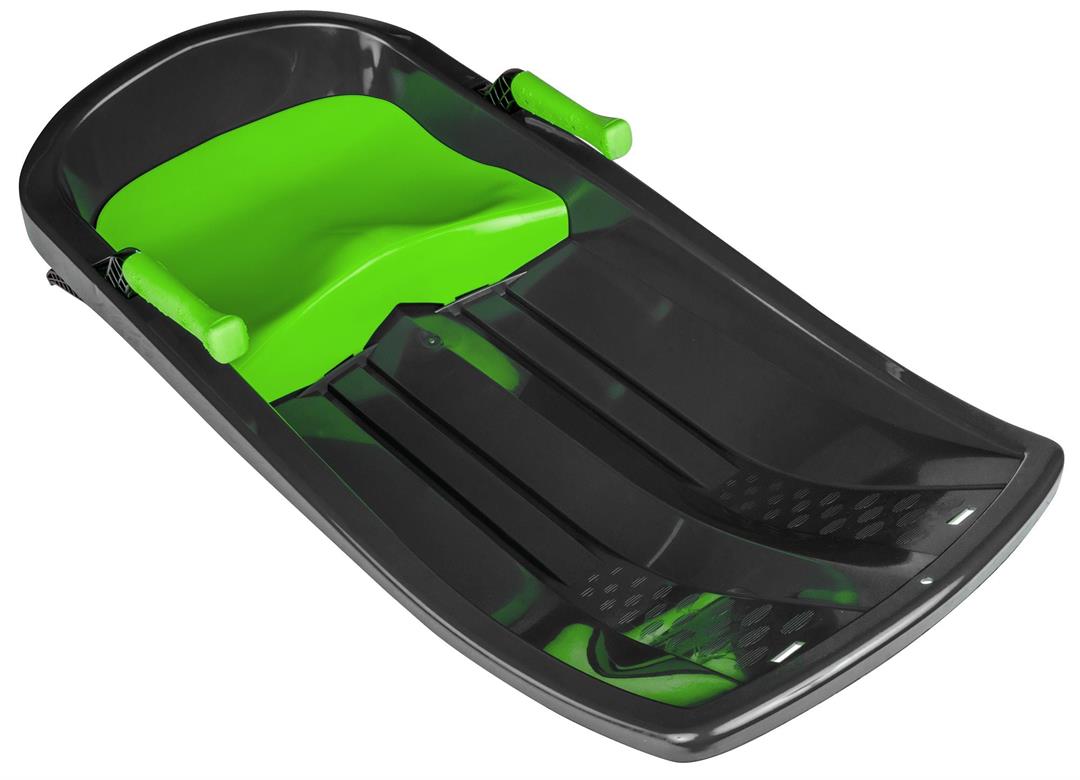 Gizmo Tron Mystic Green, Sitting Snow Sled with Hand Brakes, 120 lbs , for Kids Ages 3+ - Image 3