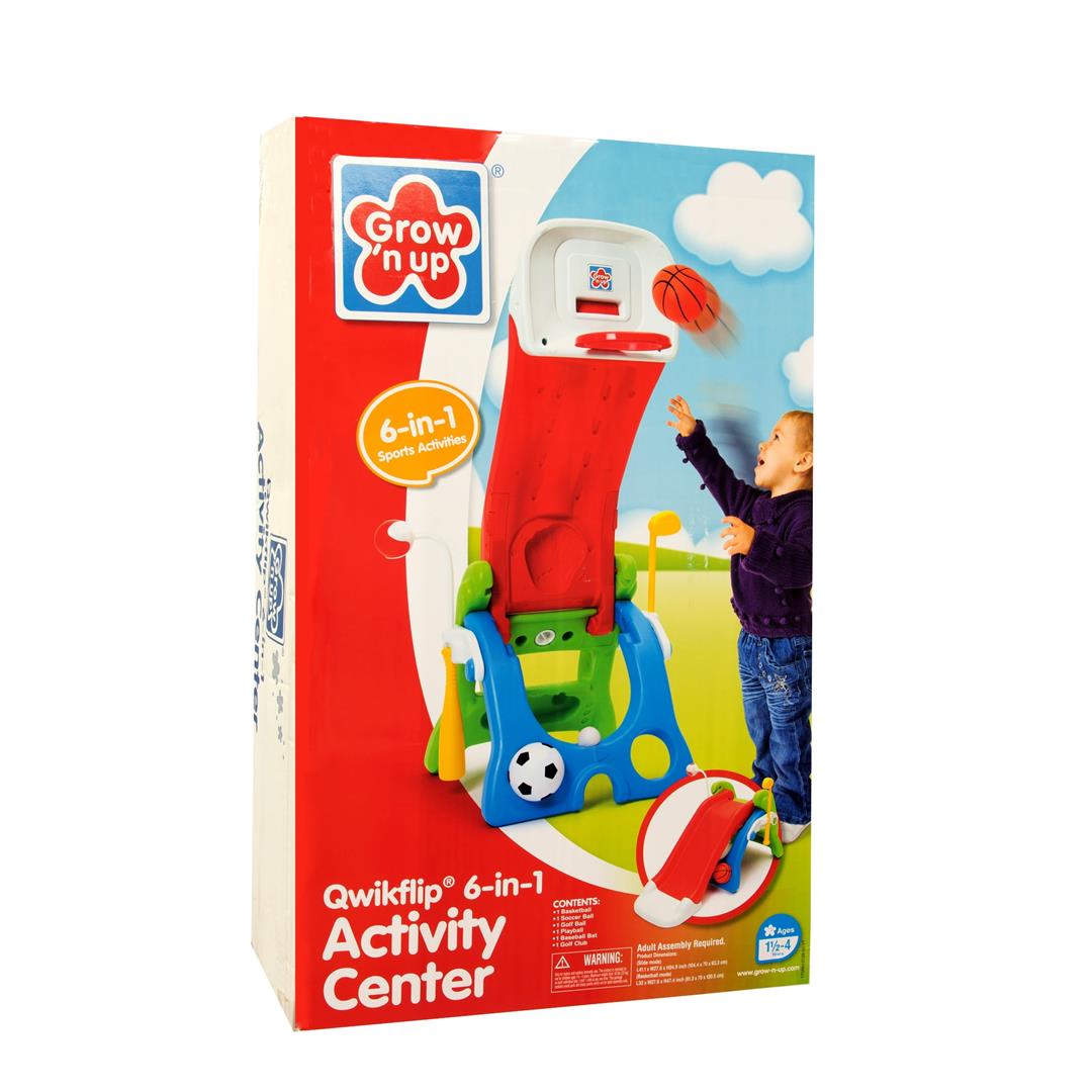 Grow 'n up 6 n 1 Plastic Toddler Slide Sport Center - Image 6