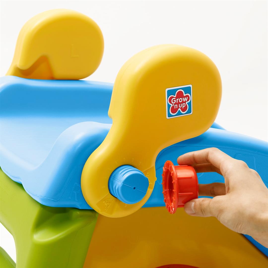 Grow 'N up Plastic Toddler Slide and Rocker Combo - Image 4