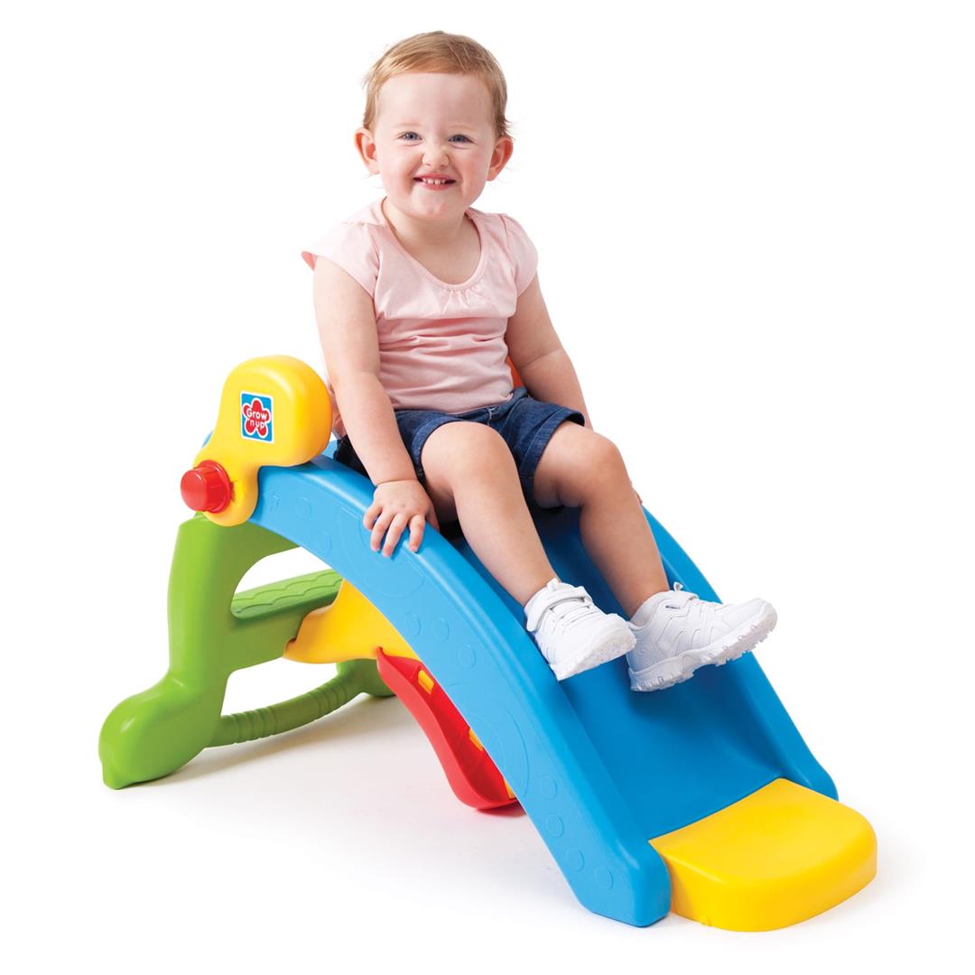 Grow 'N up Plastic Toddler Slide and Rocker Combo - Image 5