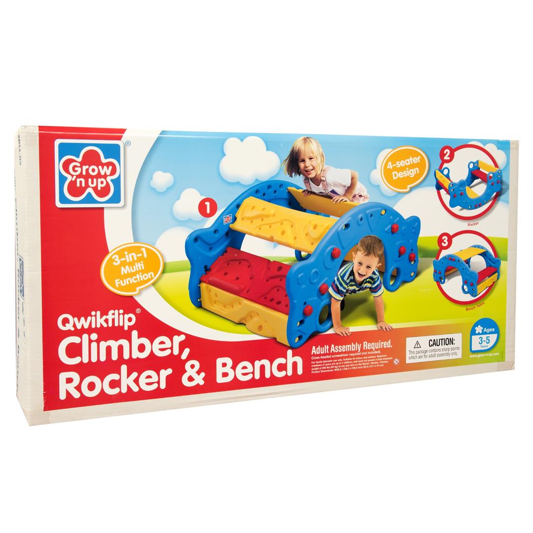 Grow'n Up 3-in-1 Climber, Rocker and Bench - Ages 3 Years to 5 Years - Image 2