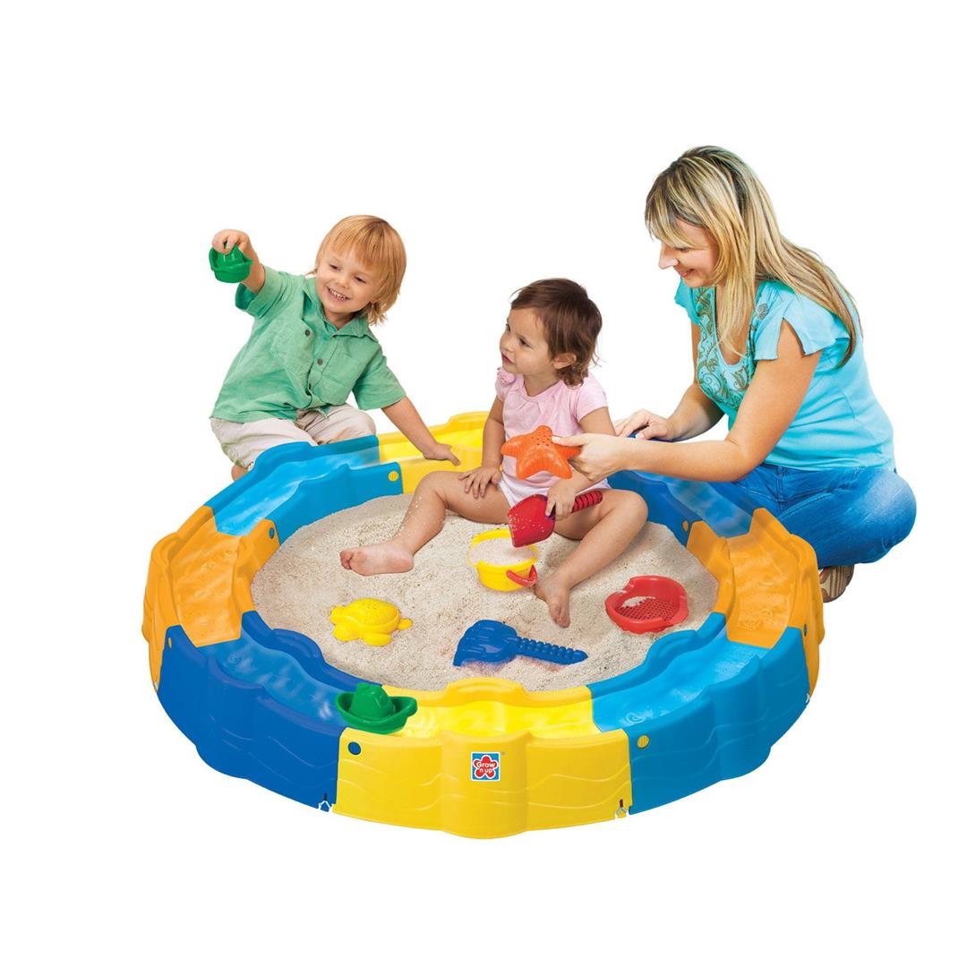 Grow'n Up Sand N Play Portable Sandbox with Water-Resistant Cover