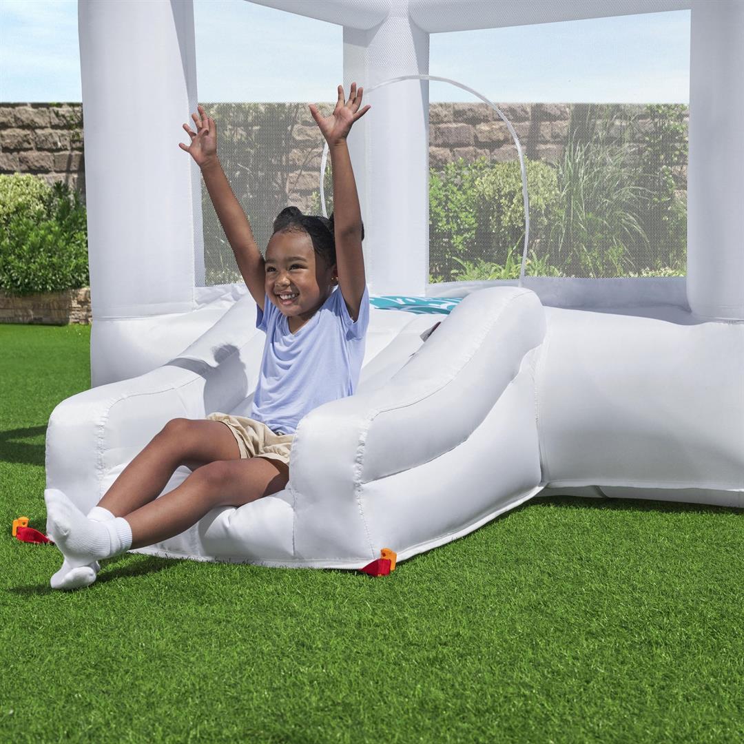 H2OGO! Jump & Joy Kids White Bounce House with Slide and Blower, Indoor/Outdoor, Ages 3+ - Image 7