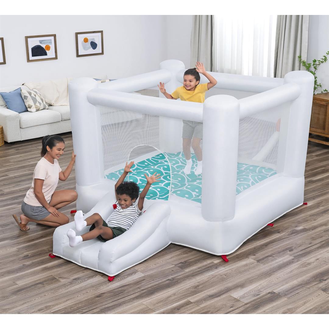 H2OGO! Jump & Joy Kids White Bounce House with Slide and Blower, Indoor/Outdoor, Ages 3+ - Image 9