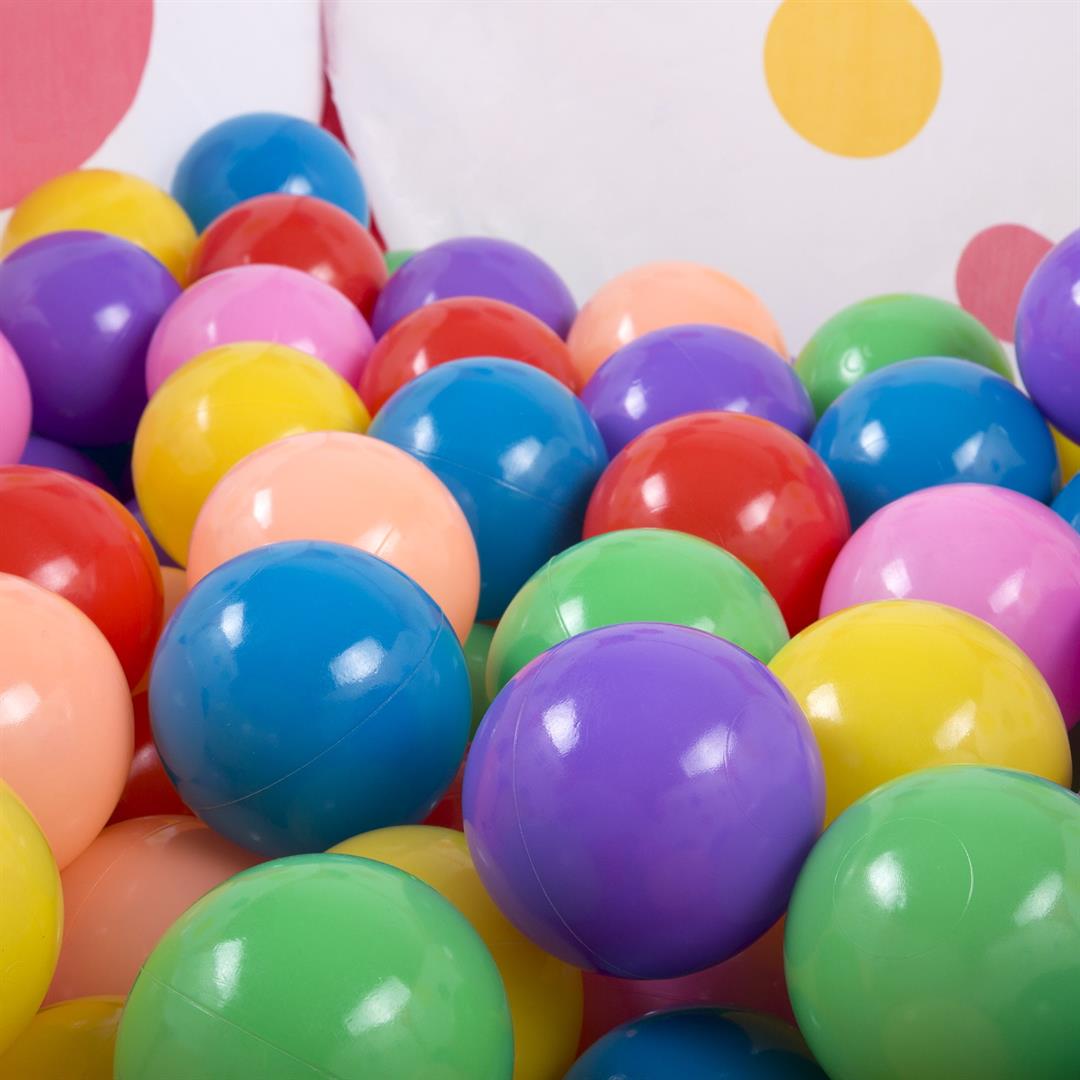 Hey! Play! Kids Pop-up Six-sided Ball Pit Tent with 200 Colorful and Soft Crush-Proof Non-toxic Plastic Balls for Toddlers Boys and Girls - Image 2