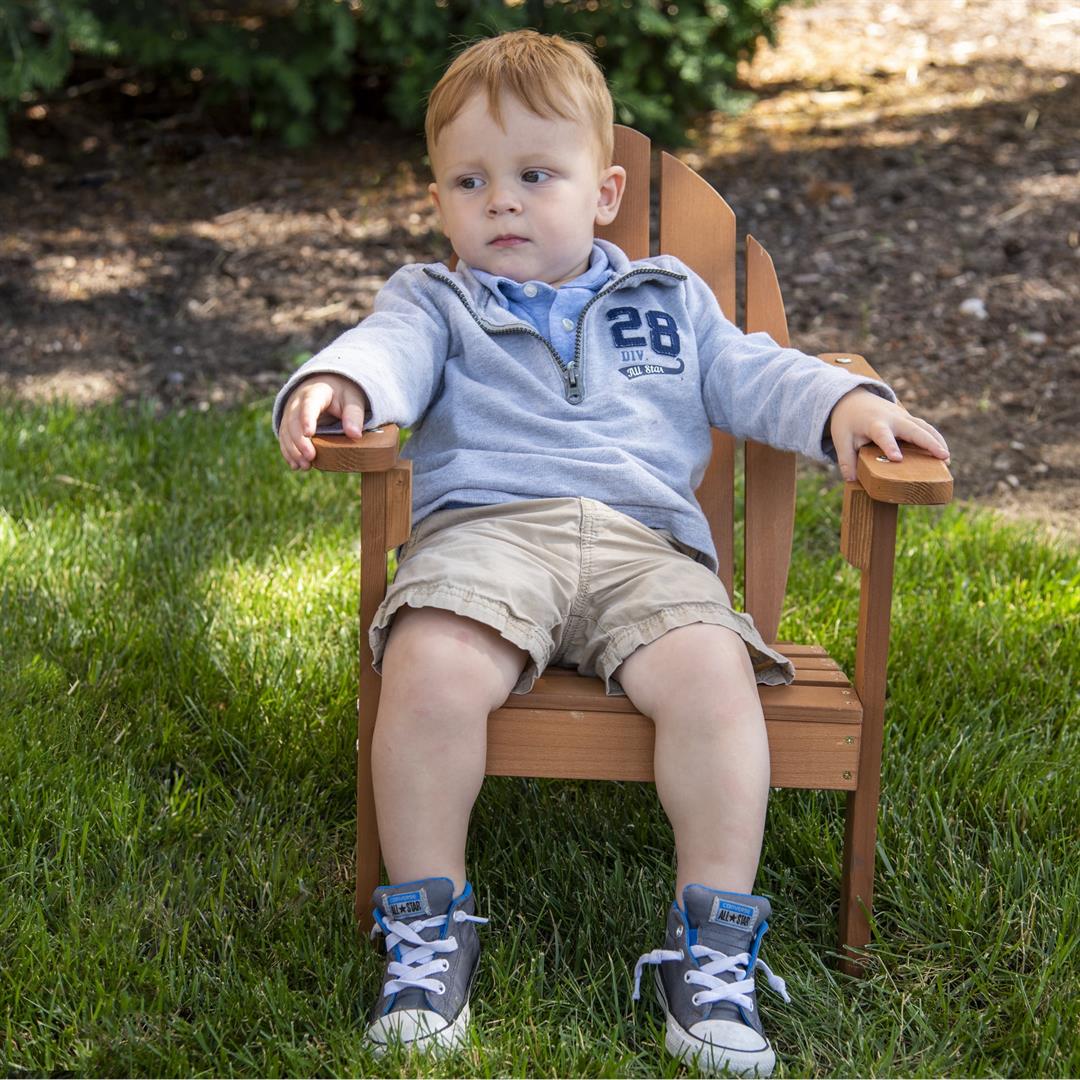 Homeware Childrens Wood Deck Chair (1 Piece) - Ages 3 to 6 Years - Image 3