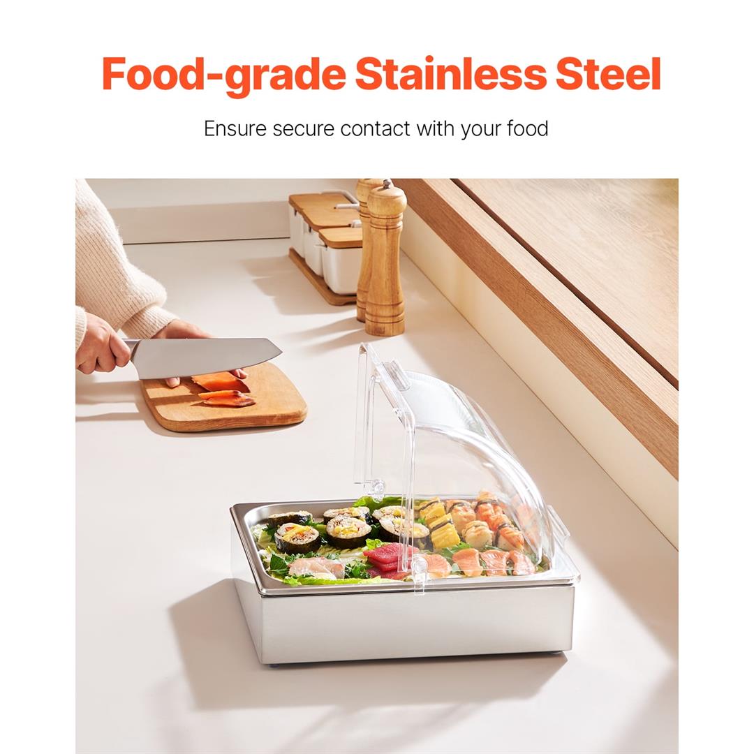 kffkff-tabletop-food-presentation-container-single-half-pan-stainless-steel-food-service-tray-cafeteria-garnish-distributor-display-stand-with-transparent-cover-ice-holder-3.jpeg