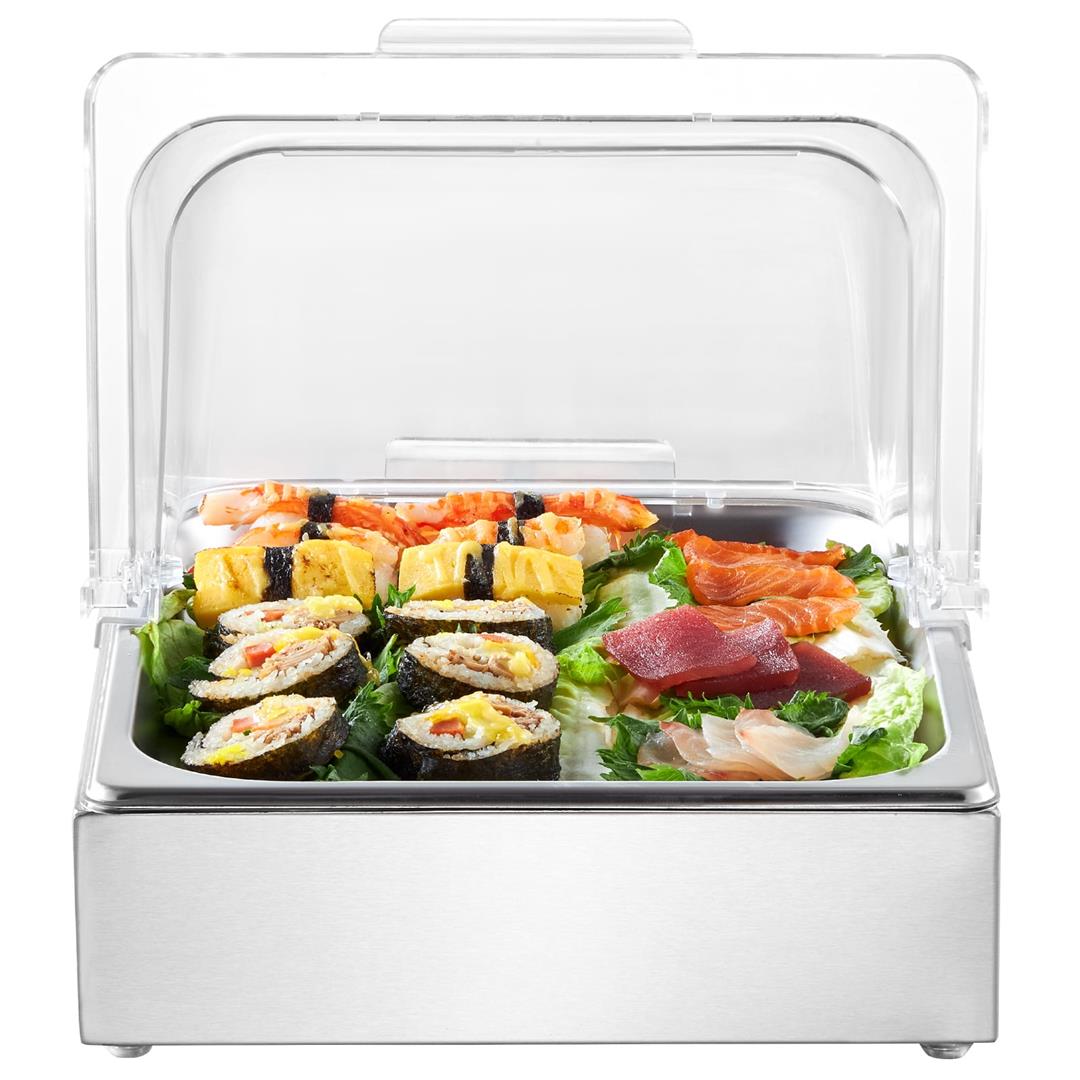 kffkff-tabletop-food-presentation-container-single-half-pan-stainless-steel-food-service-tray-cafeteria-garnish-distributor-display-stand-with-transparent-cover-ice-holder-5.jpeg