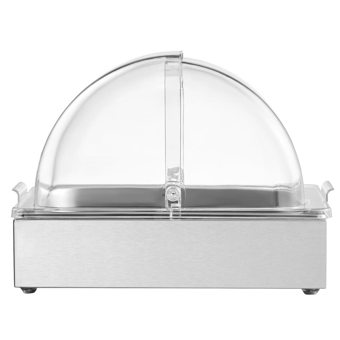 kffkff-tabletop-food-presentation-container-single-half-pan-stainless-steel-food-service-tray-cafeteria-garnish-distributor-display-stand-with-transparent-cover-ice-holder-9.jpeg