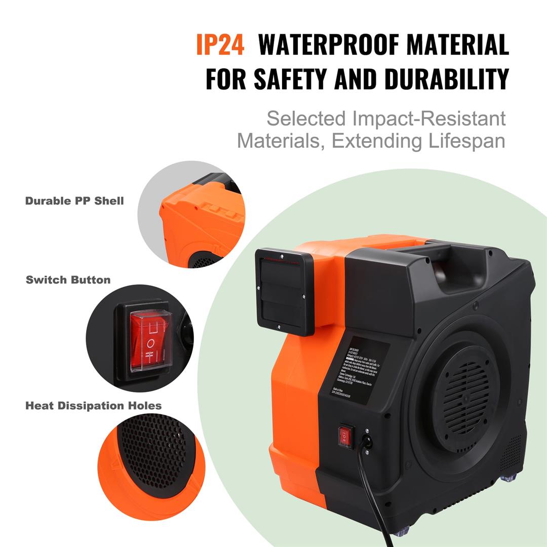 KFFKFFAir Blower Pump Fan 1.7 & 1.5 HP 1100W Commercial Air Blower for Inflatable Bounce House Bouncy Castle - Image 4